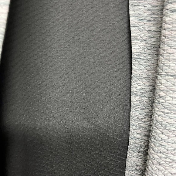 Talbots Womens Open Front Jacket Cardigan Size Large Waffle Textured Gray - Picture 4 of 8